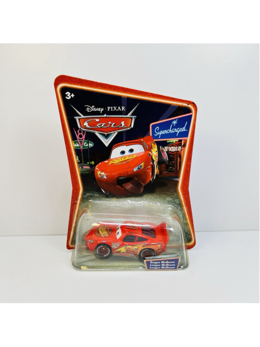 Mattel Disney Pixar Cars Supercharged Tongue McQueen 1:55 Diecast